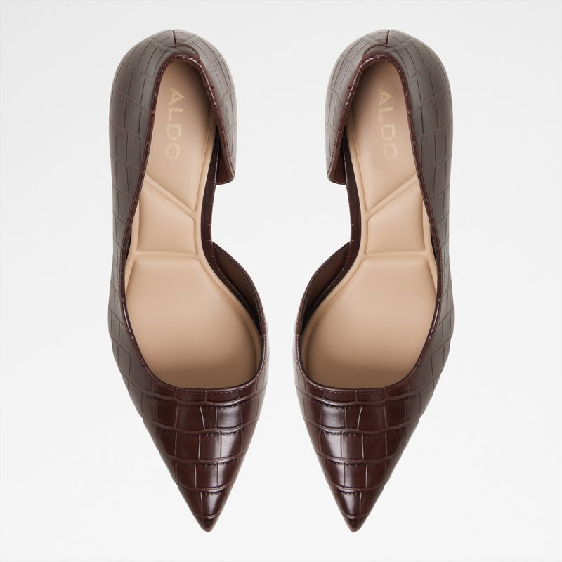 Aldo salonke na srednje visoku petu LIVIANNA SYN EMB CROCO - smeđa 5