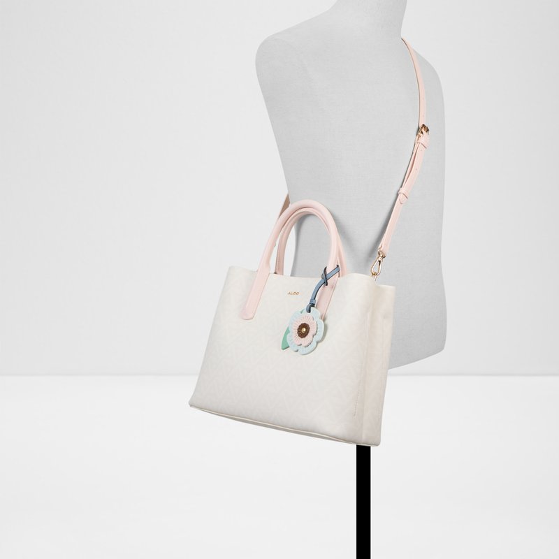 Aldo satchel torba za nošenje u ruci ili na ramenu LIVIEA SYN MIX MAT - ružičasta 4