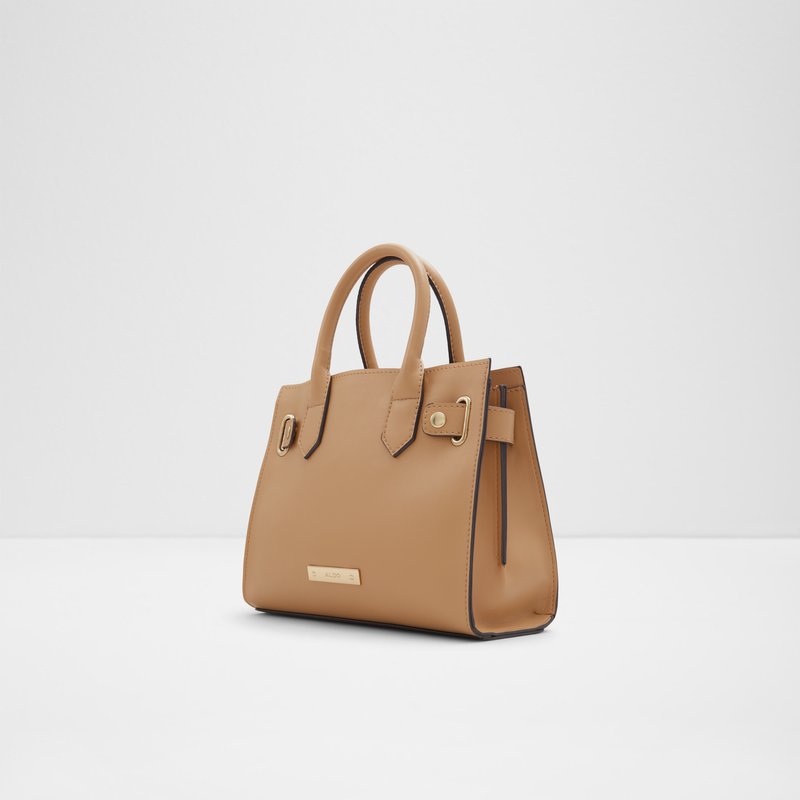 Aldo satchel torbica za nošenje u ruci ili na ramenu LOCKETTE SYN SMOOTH - bež 4