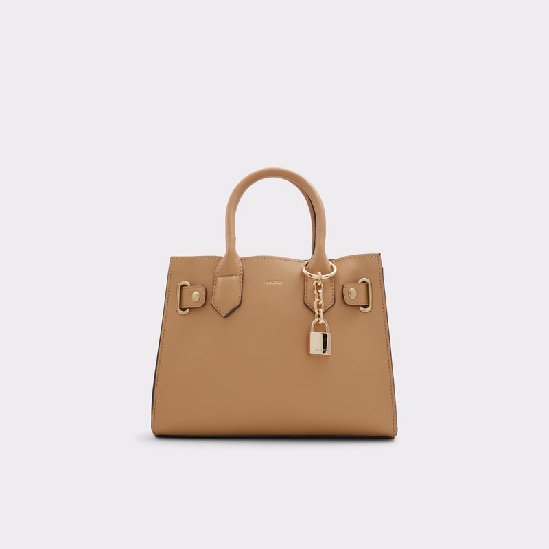 Aldo satchel torbica za nošenje u ruci ili na ramenu LOCKETTE SYN SMOOTH - bež 1