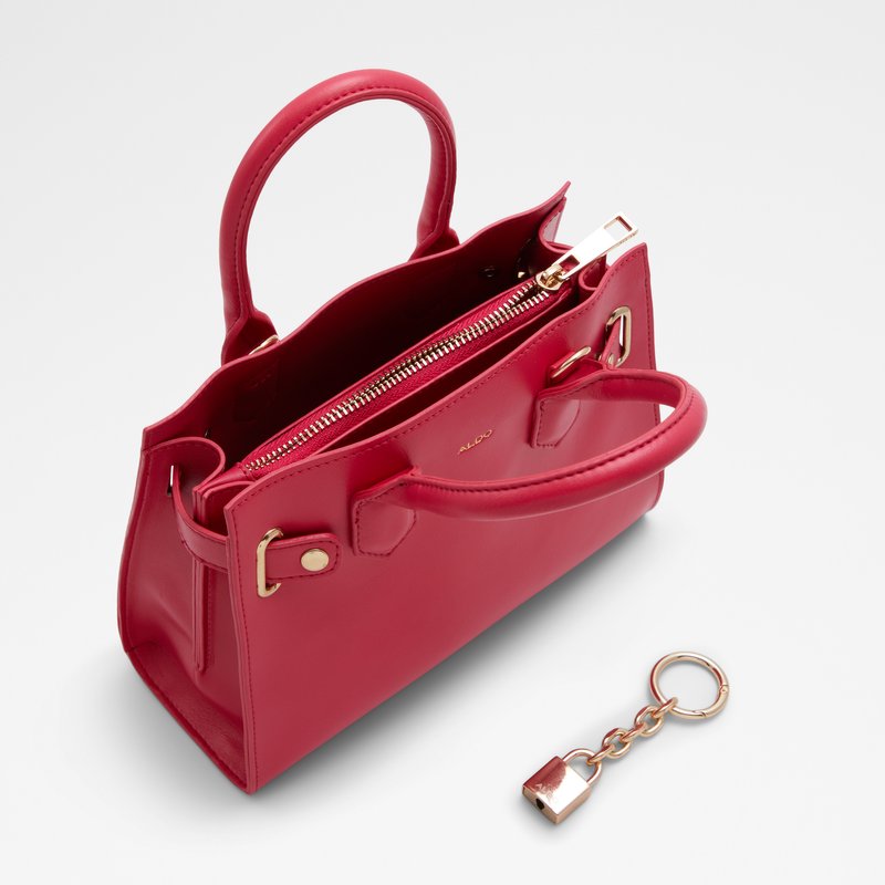 Aldo satchel torbica za nošenje u ruci ili na ramenu LOCKETTE SYN SMOOTH - ružičasta 3