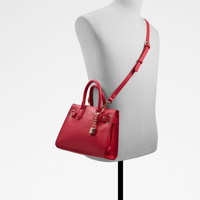 Aldo satchel torbica za nošenje u ruci ili na ramenu LOCKETTE SYN SMOOTH - ružičasta 4
