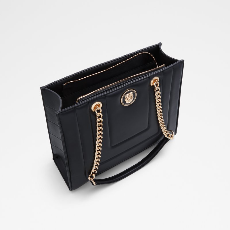Aldo velika satchel torba LOEI SYN SMOOTH - crna 3