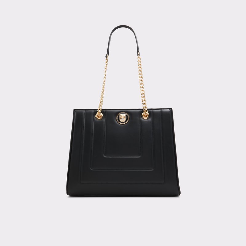 Aldo velika satchel torba LOEI SYN SMOOTH - crna 1