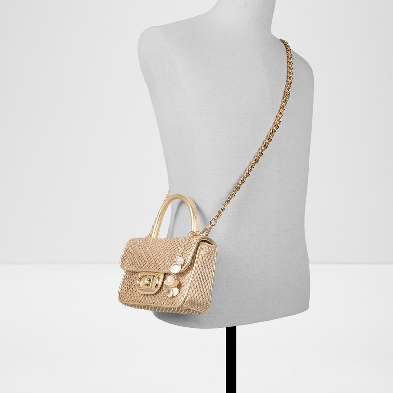 Aldo torbica za nošenje u ruci ili na ramenu LORELLI TEX MIX MAT - zlatna 4