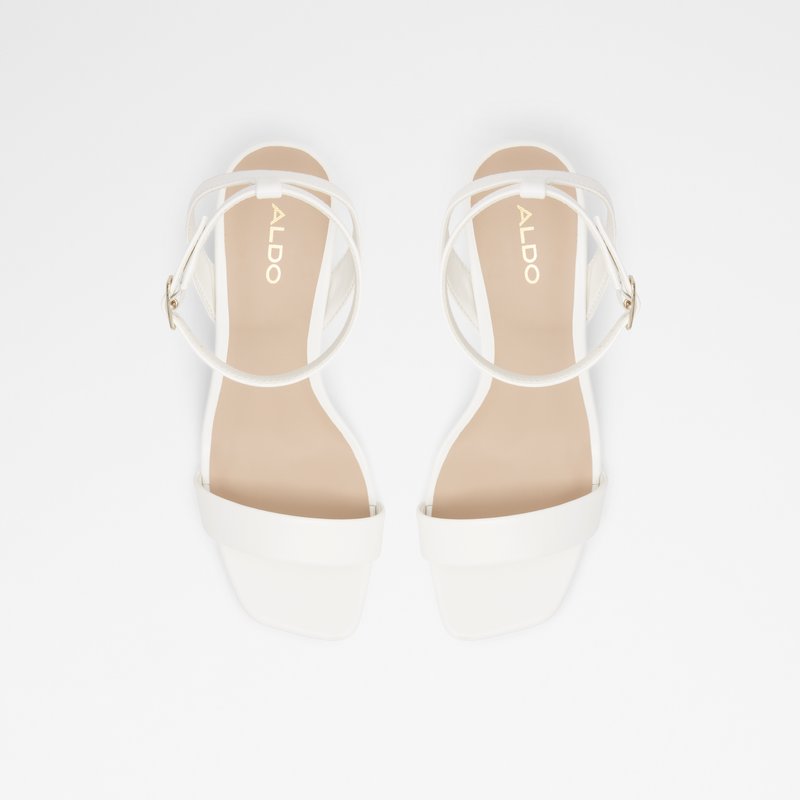 Aldo sandale na petu LOTHERRAM SYN SMOOTH bijela