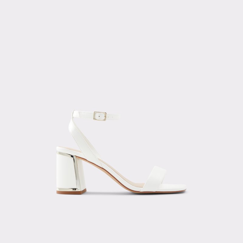 Aldo sandale na petu LOTHERRAM SYN SMOOTH bijela