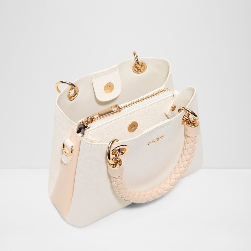 Aldo satchel torbica za nošenje u ruci ili na ramenu LOTHYMINI SYN MIX MAT - bež 4