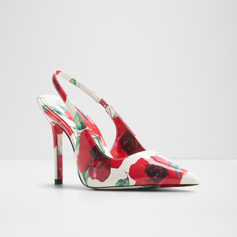 Aldo cipele na visoku petu LOVEBLOOM SYN PATENT - multicolor