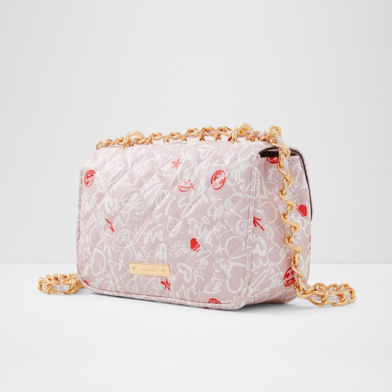 Aldo torba na rame LOVENNE SYN QUILTED - ružičasta 2