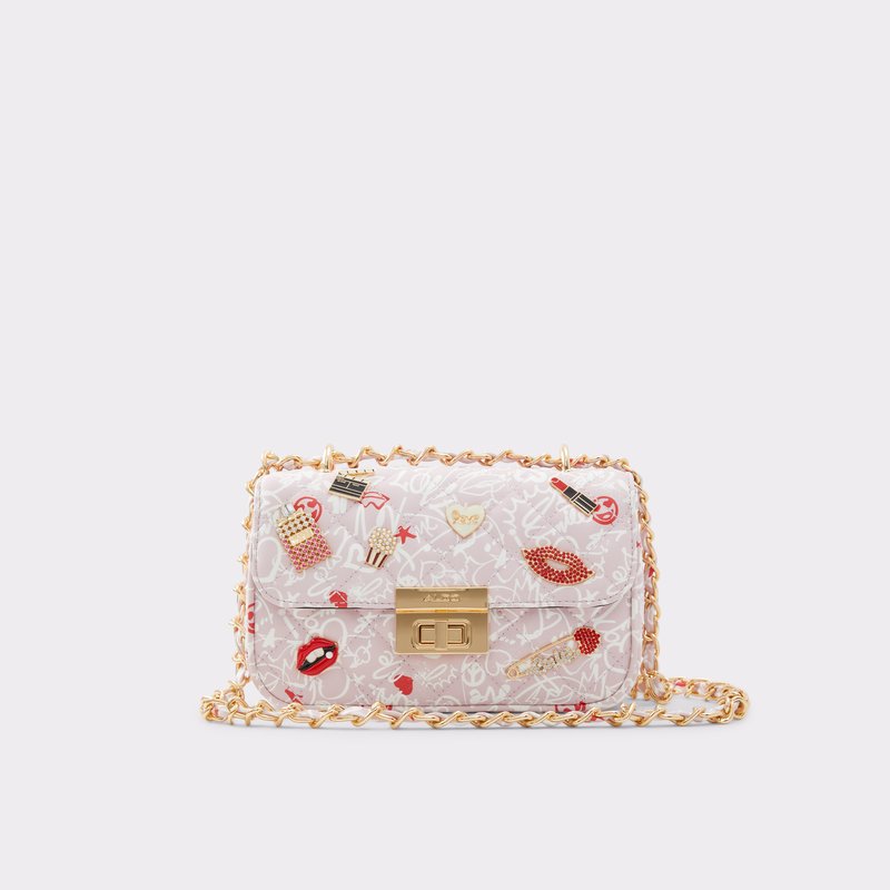 Aldo torba na rame LOVENNE SYN QUILTED - ružičasta 1