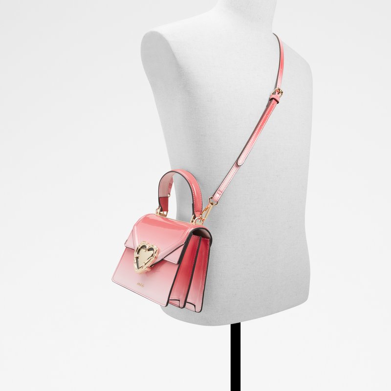 Aldo torbica za nošenje u ruci LOVESEAL SYN PATENT - ružičasta 4