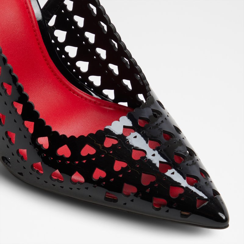 Aldo cipele na visoku petu LOVESLING SYN LASER CUT - crna 4