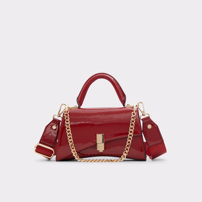 Aldo torbica za nošenje u ruci ili na ramenu LUCENA SYN PATENT - crvena