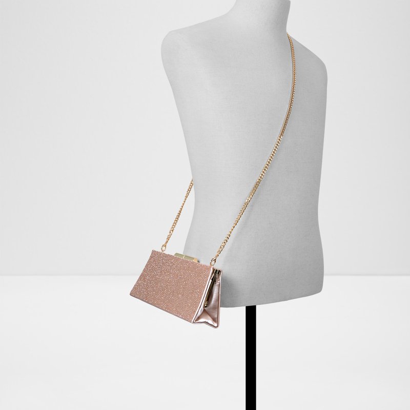 Aldo svečana pismo torbica za nošenje u ruci ili na ramenu LUNANOOR SYN MIX MAT - ružičasta 3