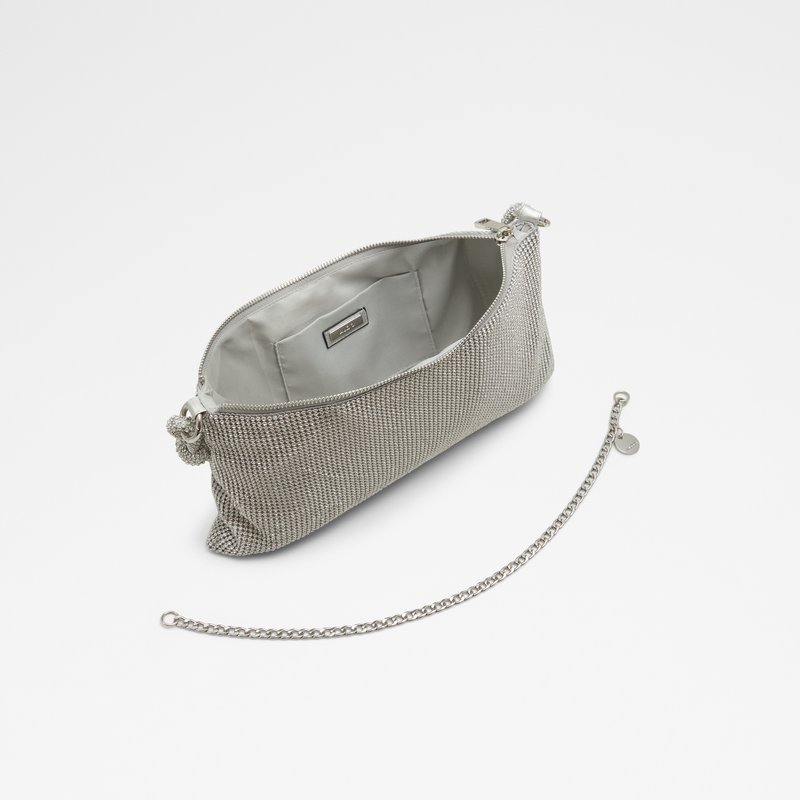 Aldo torbica za nošenje na ramenu LUSTRO TEX MIX MAT - srebrna 3