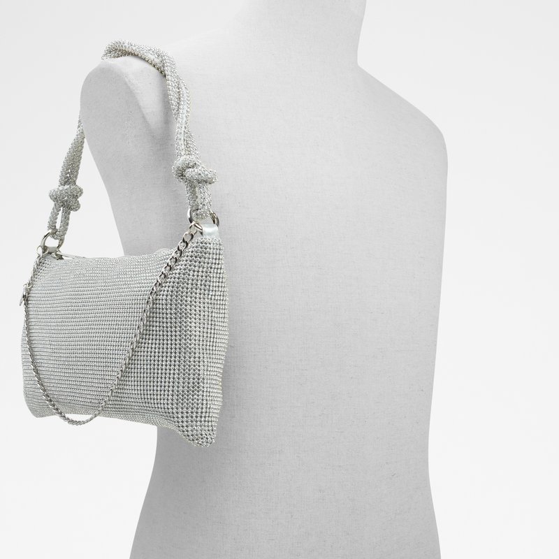 Aldo torbica za nošenje na ramenu LUSTRO TEX MIX MAT - srebrna 4
