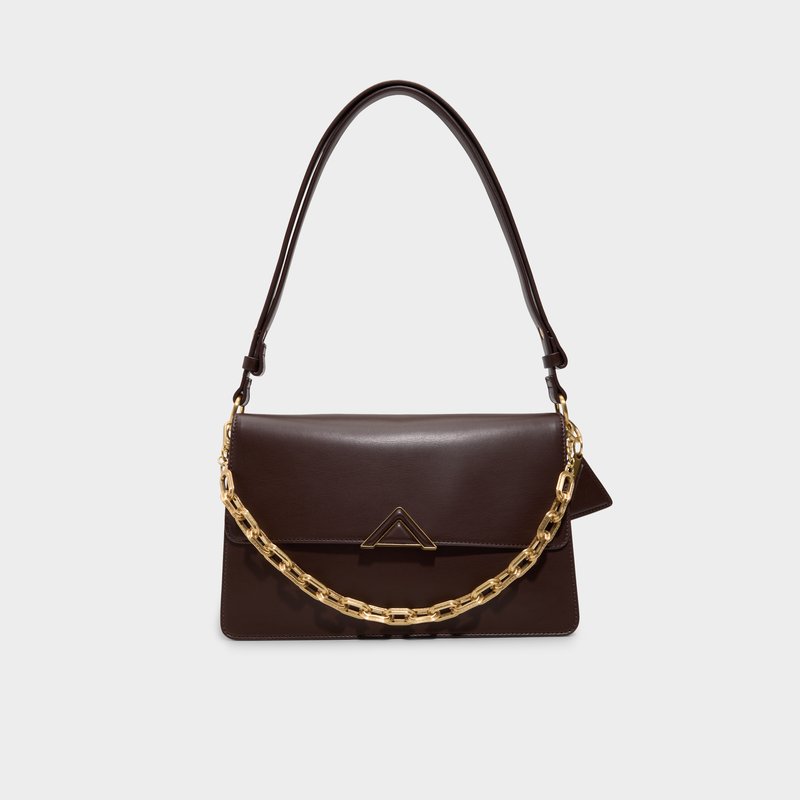 Aldo torbica za nošenje na ramenu LUXEBAG SYN MIX MAT - smeđa 1