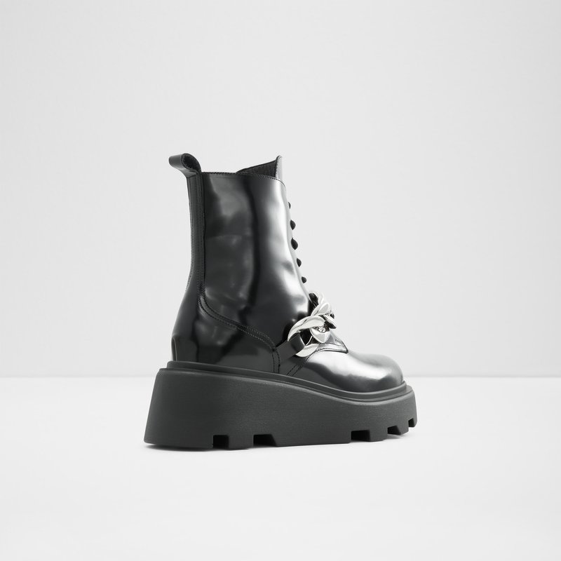 Aldo gležnjače LUXSTRIDE LEA SHINY - crna 2