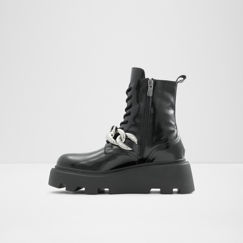 Aldo gležnjače LUXSTRIDE LEA SHINY - crna 3