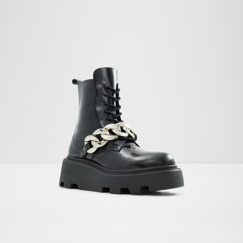 Aldo gležnjače LUXSTRIDE LEA SHINY - crna 4