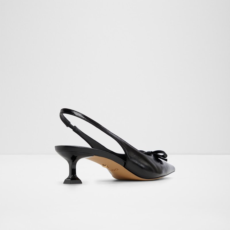 Aldo cipele na srednje visoku petu LUXURIANT LEA SHINY - crna 6