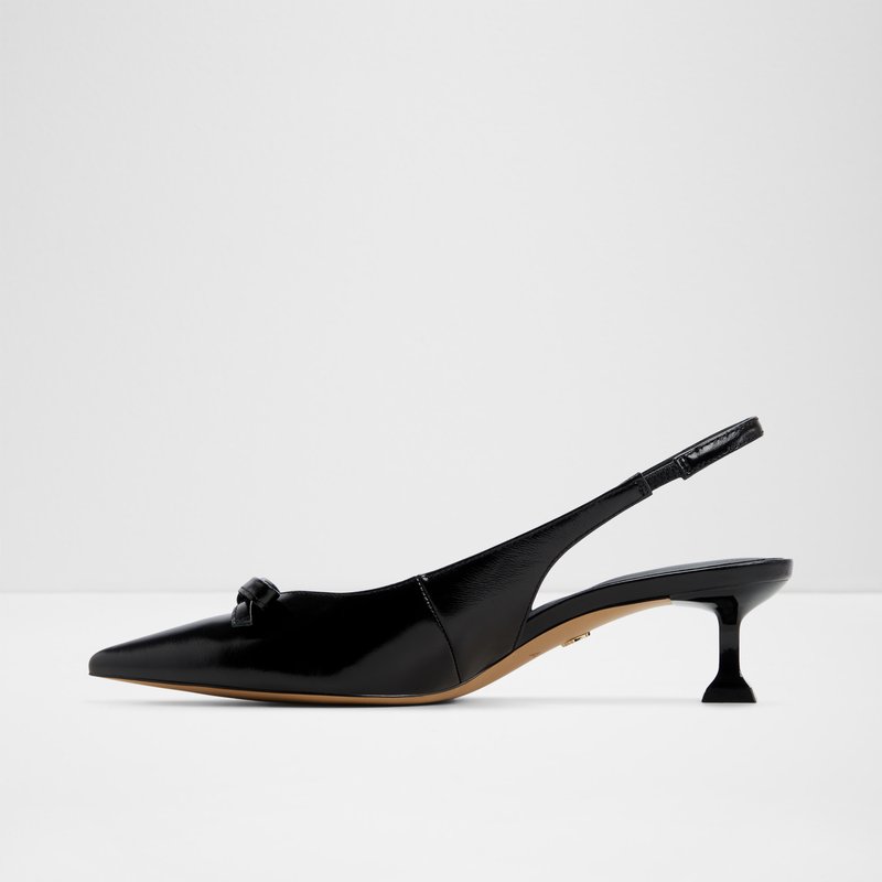 Aldo cipele na srednje visoku petu LUXURIANT LEA SHINY - crna 2