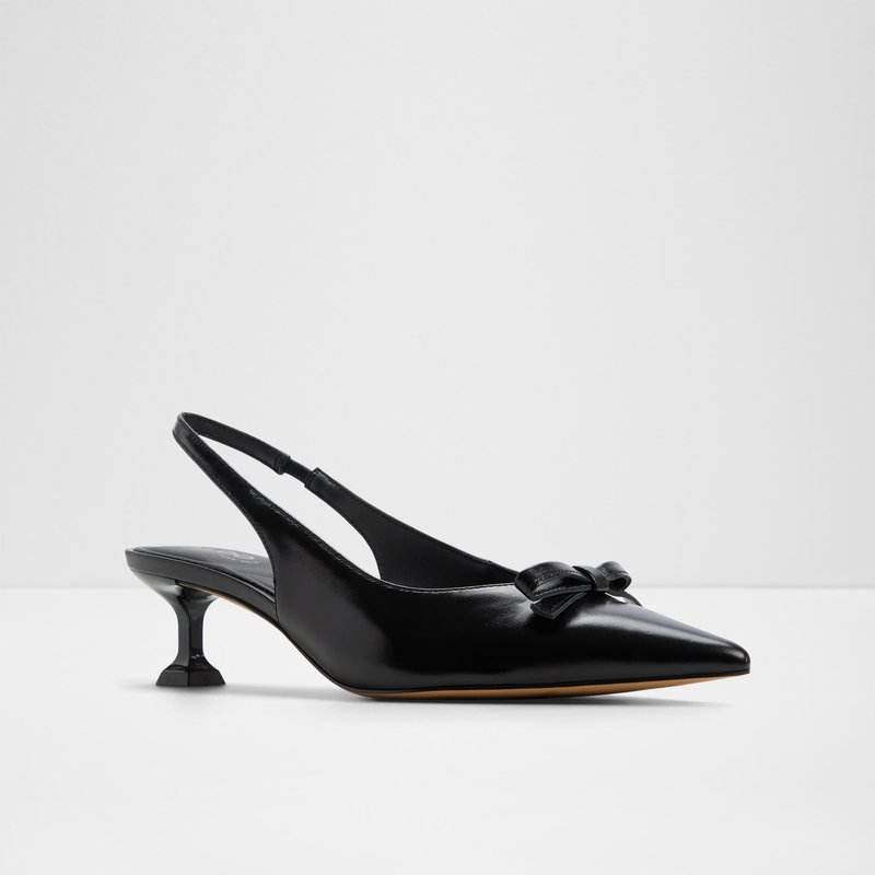 Aldo cipele na srednje visoku petu LUXURIANT LEA SHINY - crna 3