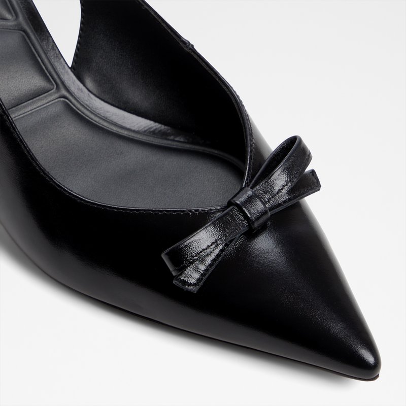 Aldo cipele na srednje visoku petu LUXURIANT LEA SHINY - crna 4