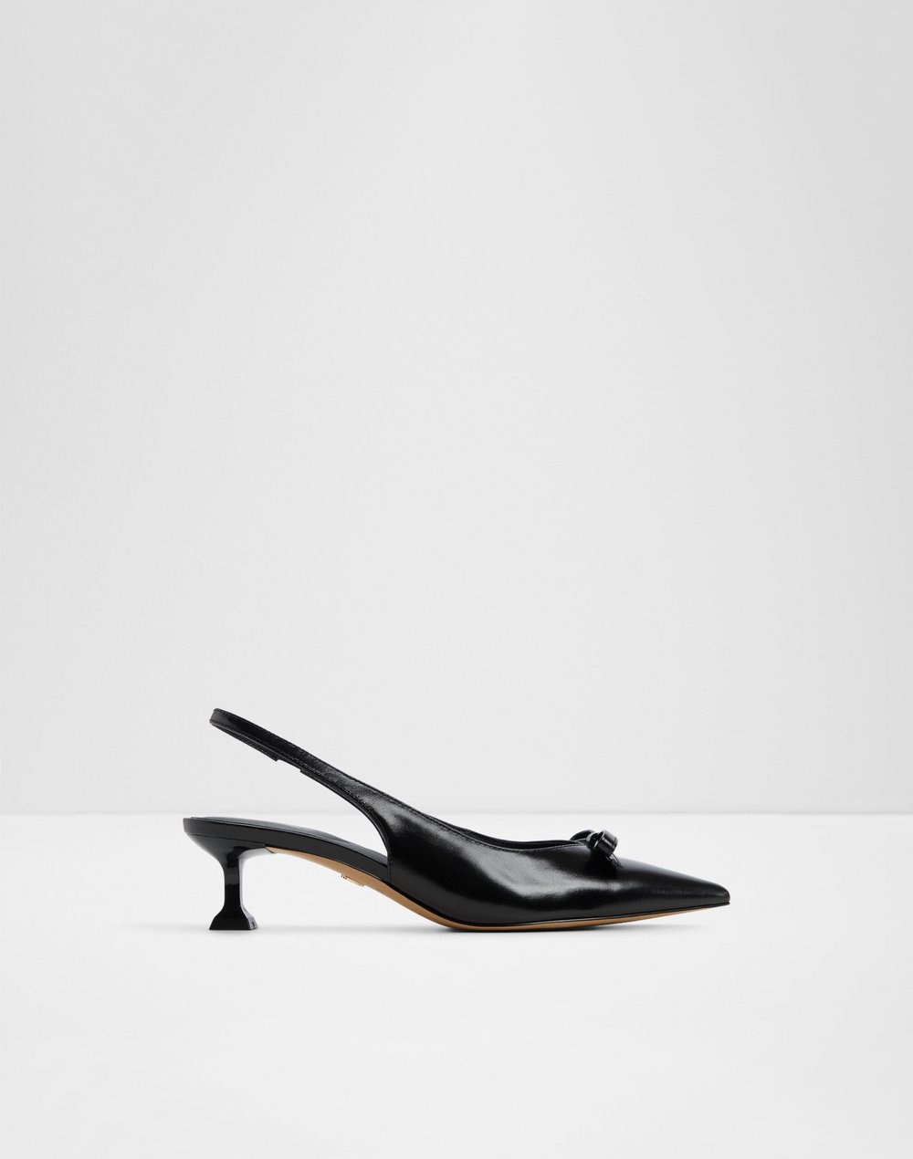Aldo cipele na srednje visoku petu LUXURIANT LEA SHINY - crna