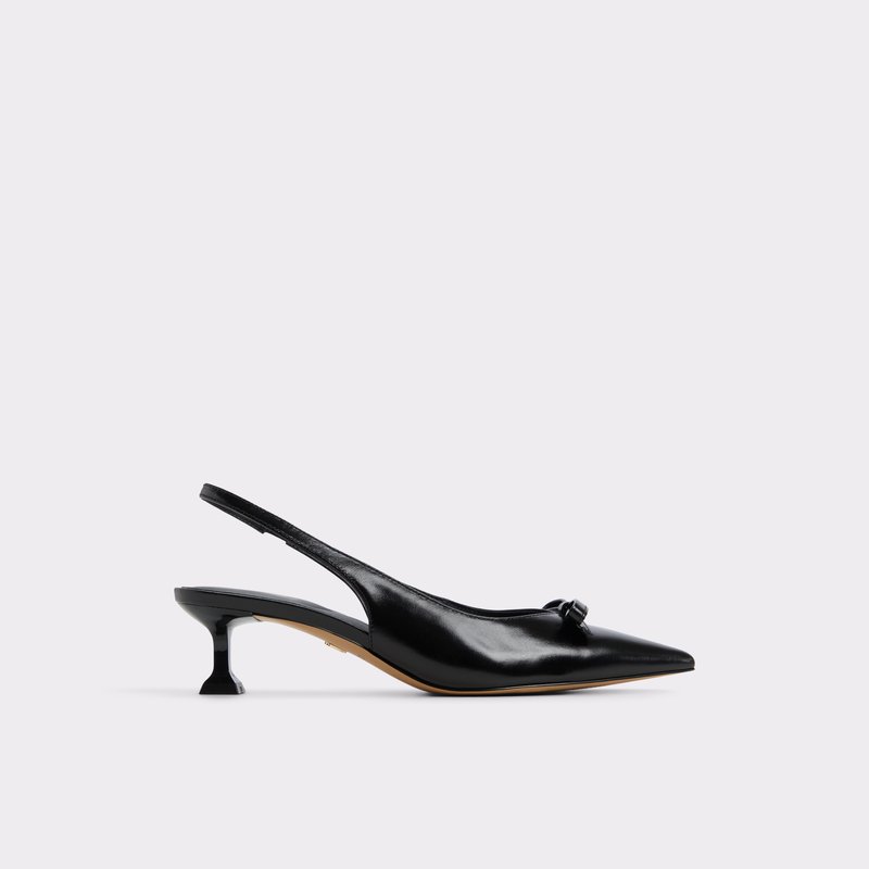 Aldo cipele na srednje visoku petu LUXURIANT LEA SHINY - crna 1