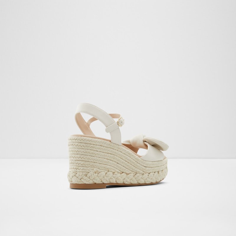 Aldo espadrile na punu petu MACRAMA SYN SMOOTH - bijela 6
