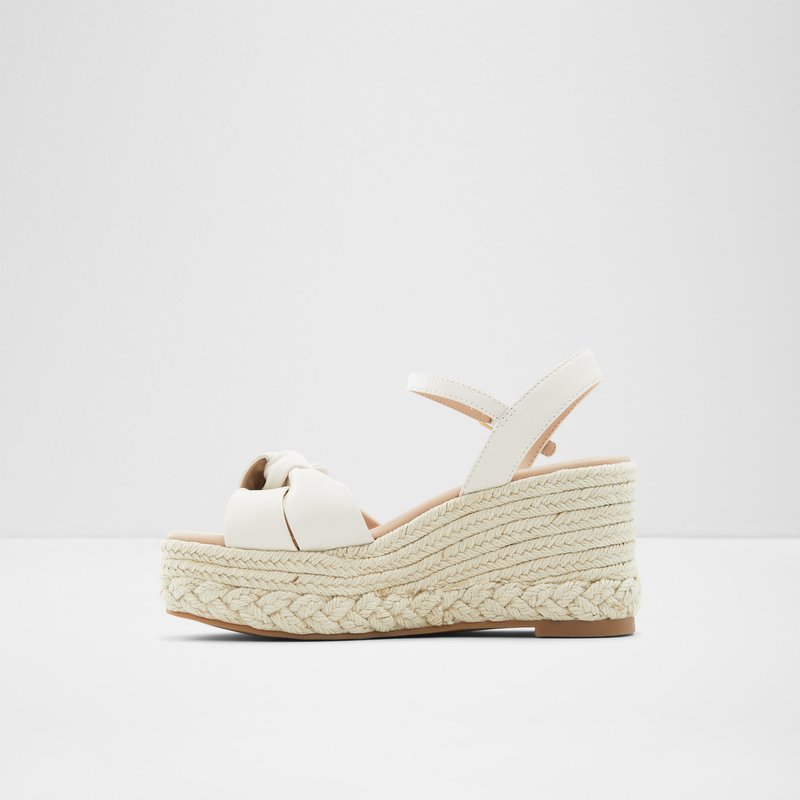 Aldo espadrile na punu petu MACRAMA SYN SMOOTH - bijela 2
