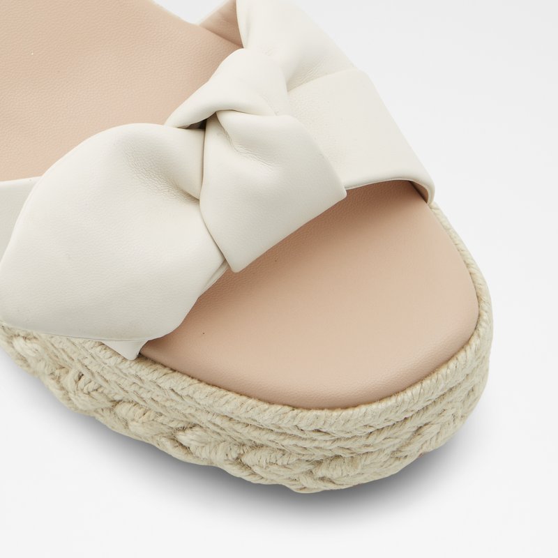 Aldo espadrile na punu petu MACRAMA SYN SMOOTH - bijela 4