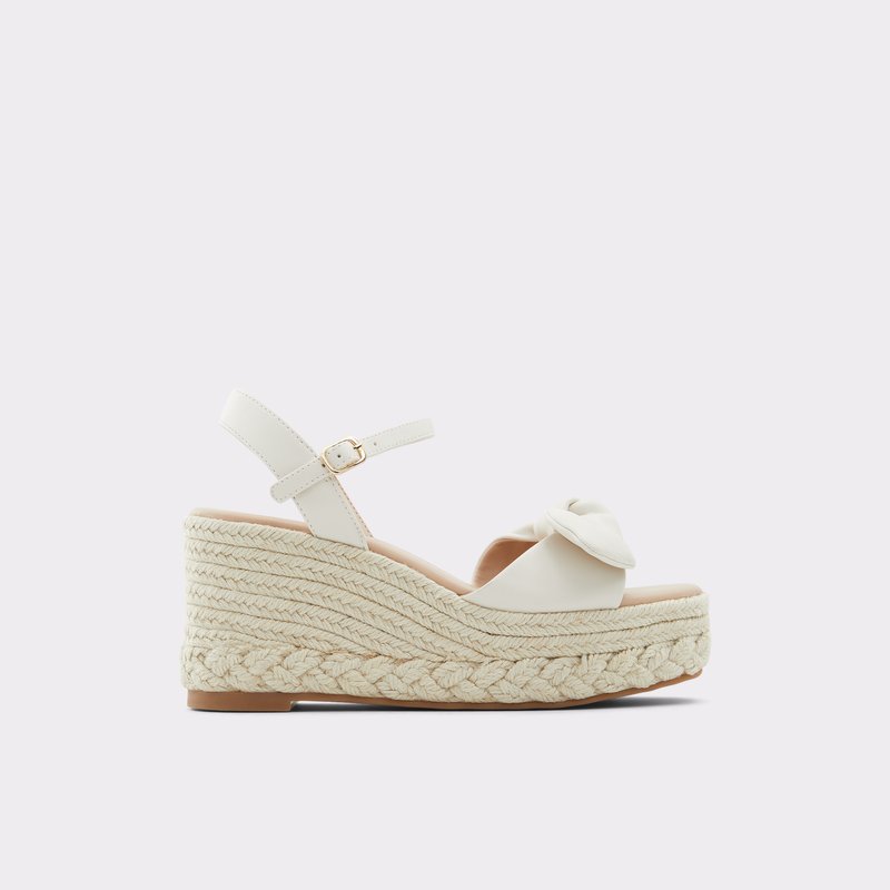 Aldo espadrile na punu petu MACRAMA SYN SMOOTH - bijela 1