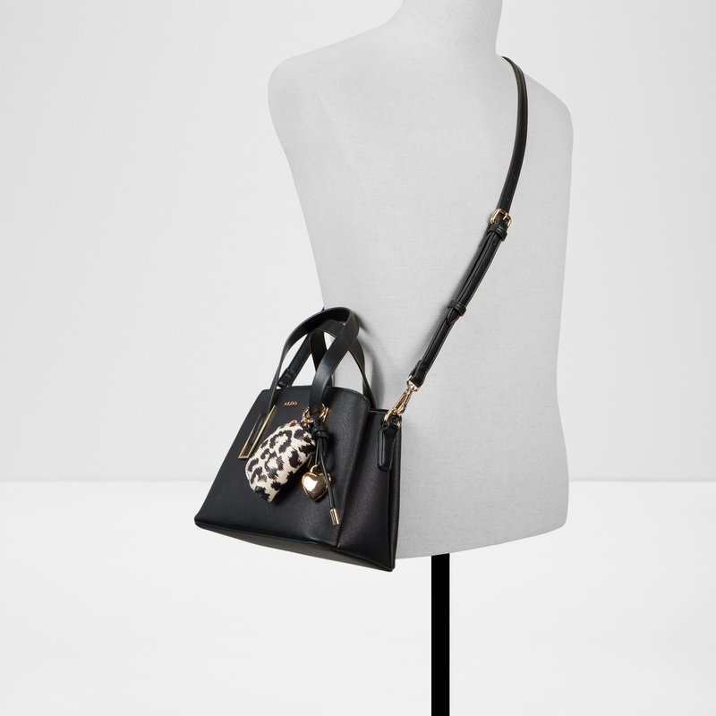 Aldo satchel torbica za nošenje u ruci ili na ramenu MAELIABAG SYN MIX MAT - crna 4