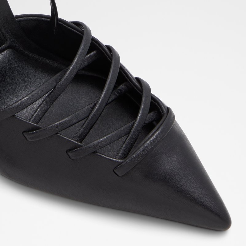 Aldo cipele na visoku petu MAELY LEA SMOOTH - crna 4