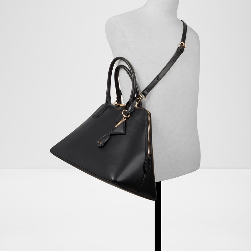 Aldo satchel torba za nošenje u ruci ili na ramenu MALAKAI SYN MIX MAT - crna 3