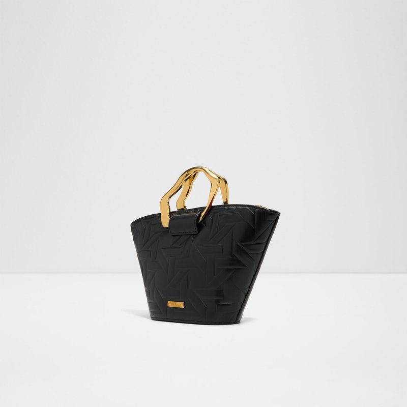 Aldo satchel torbica za nošenje na ramenu ili u ruci MALEDE SYN MIX MAT - crna 4
