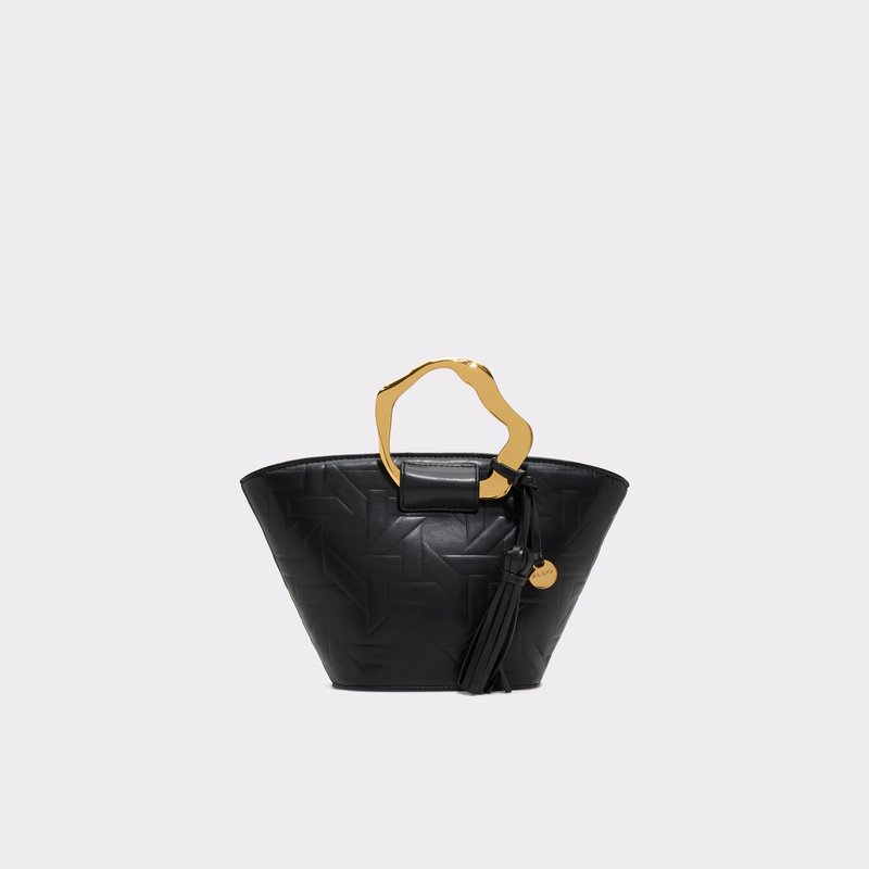 Aldo satchel torbica za nošenje na ramenu ili u ruci MALEDE SYN MIX MAT - crna 1