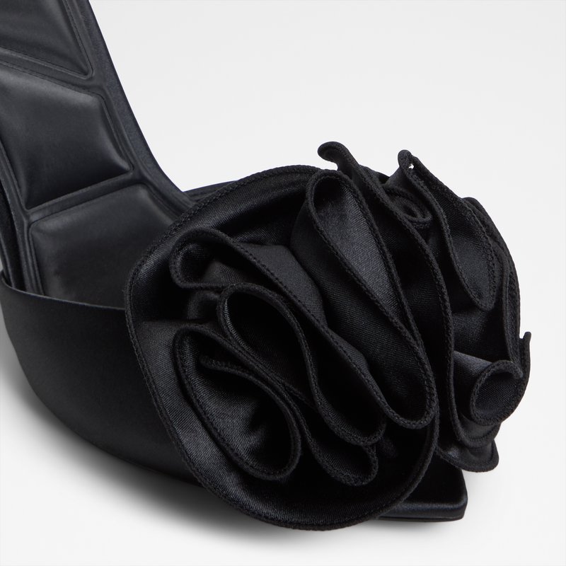 Aldo disney x aldo natikače na visoku petu MALEFICIENTMULE TEX SATIN - crna 5
