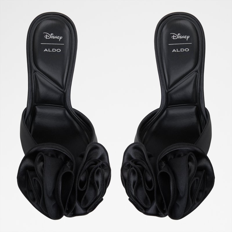 Aldo disney x aldo natikače na visoku petu MALEFICIENTMULE TEX SATIN - crna 6