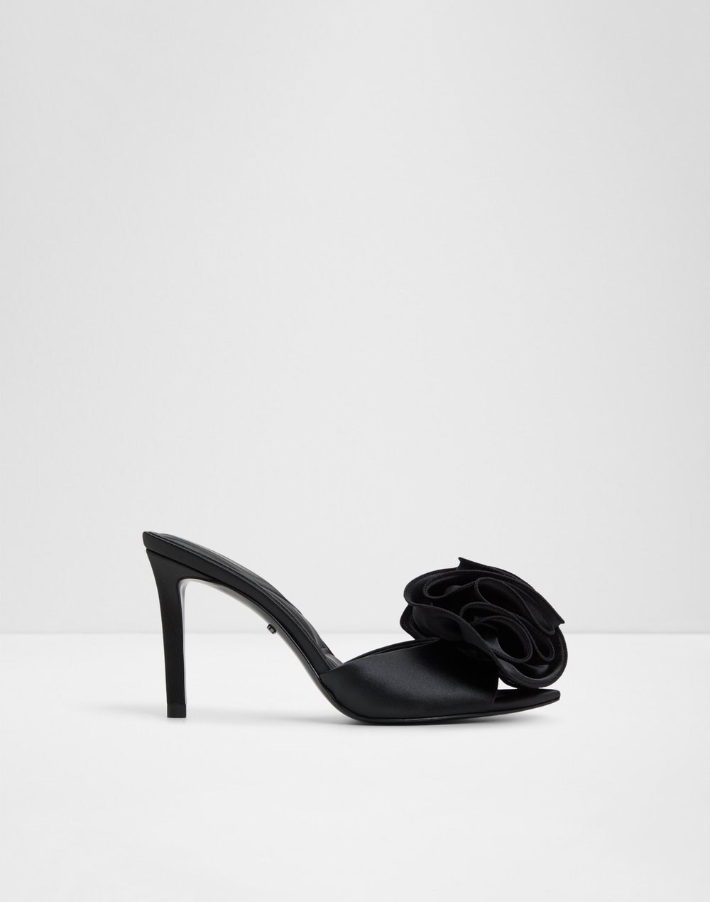 Aldo disney x aldo natikače na visoku petu MALEFICIENTMULE TEX SATIN - crna