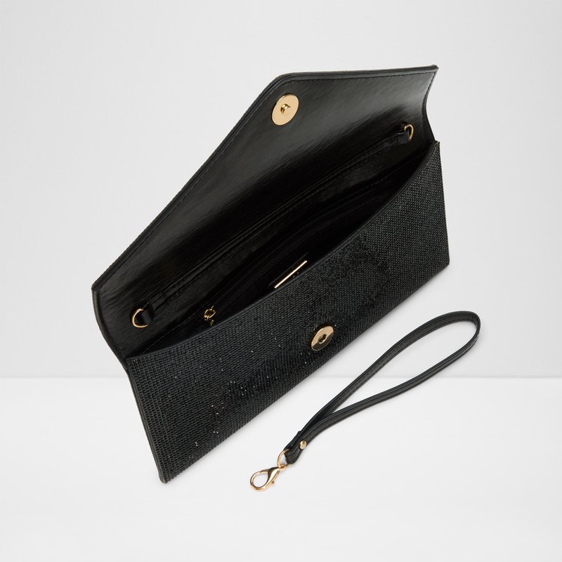 Aldo svečana pismo torbica MALLASVEX SYN MIX MAT - crna 4