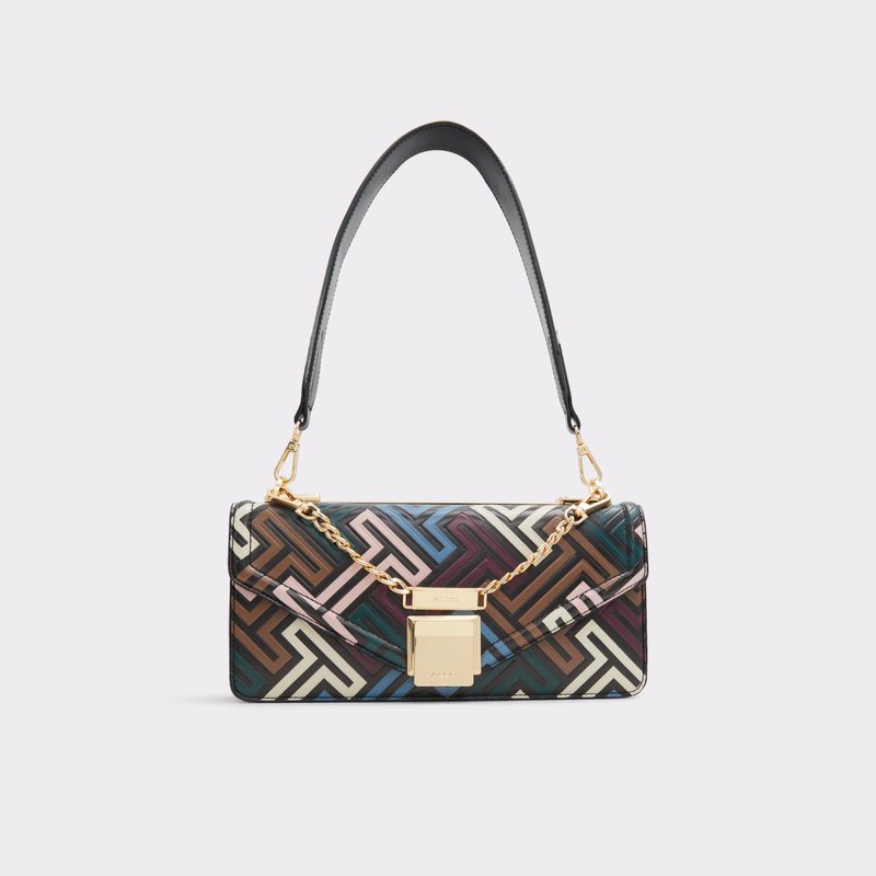 Aldo torbica za nošenje na ramenu MANIFOLD SYN EMBOSSED - multicolor 1