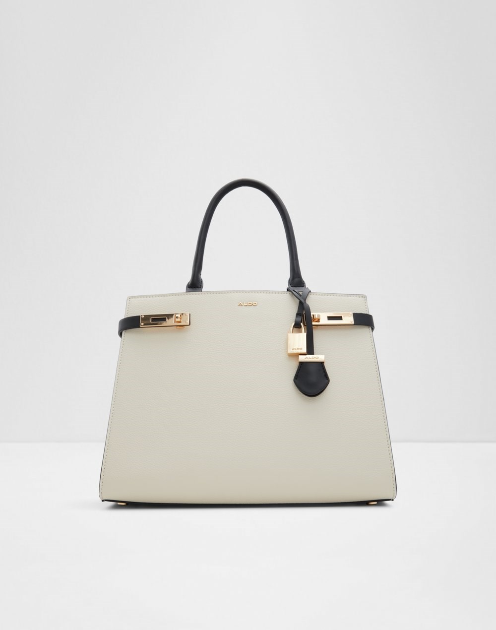 Aldo satchel torba za nošenje u ruci ili na ramenu MANILLA SYN MIX MAT - crna