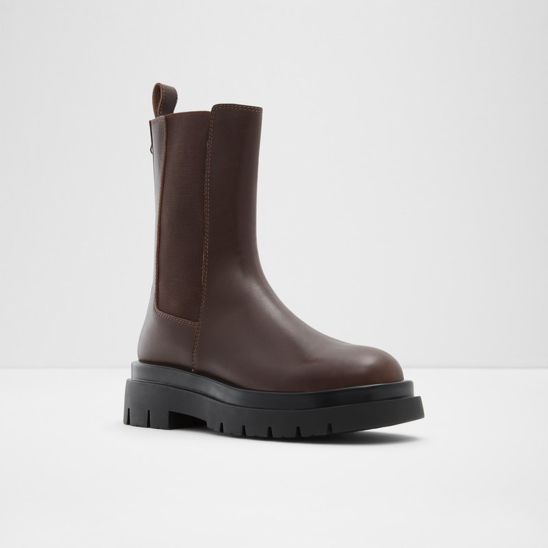 Aldo chelsea čizme MAPLE LEA SMOOTH - smeđa 3