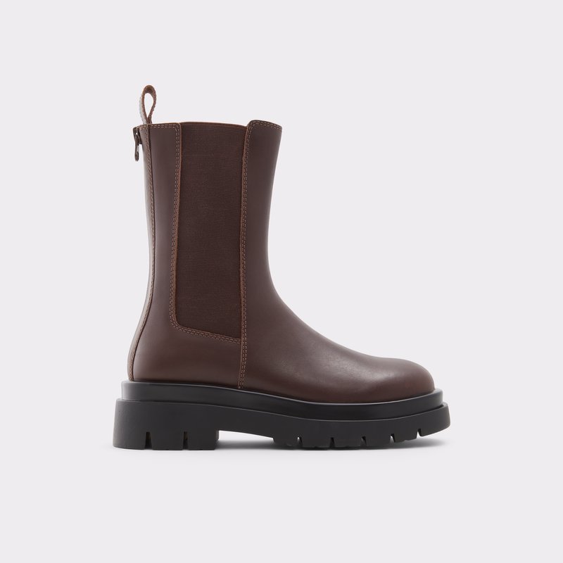 Aldo chelsea čizme MAPLE LEA SMOOTH - smeđa 1