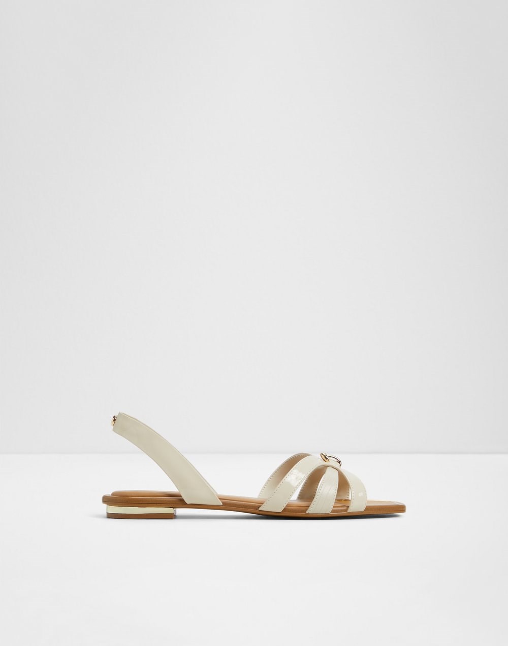 Aldo ravne sandale MARASSITA SYN PATENT - bijela