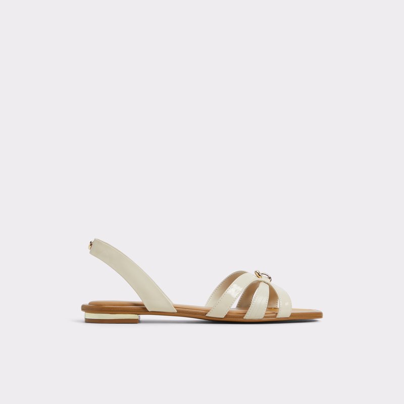 Aldo ravne sandale MARASSITA SYN PATENT - bijela 1